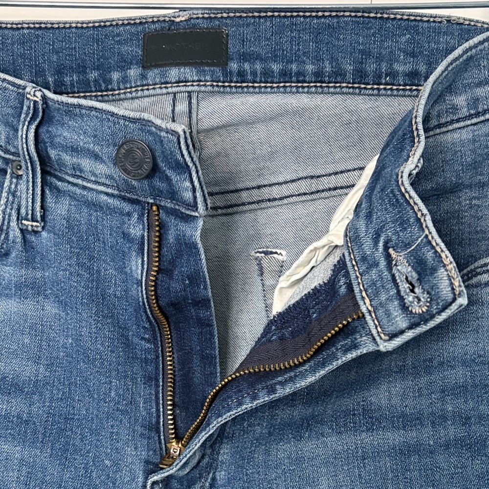 MOTHER the mid rise dazzler ankle jeans - we the animals EUC - Picture 7 of 10